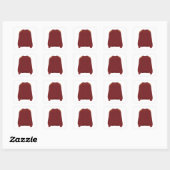 Sticker Carré Sweat à nappes (Feuille)