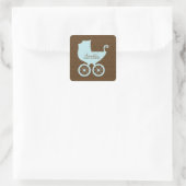 Sticker Carré Sweet Baby Carriage (Sac)