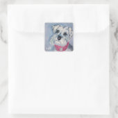 Sticker Carré Sweet Schnauzer (Sac)