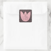 Sticker Carré Sweet Simple Tulip Motif rose - Toutes les directi (Sac)