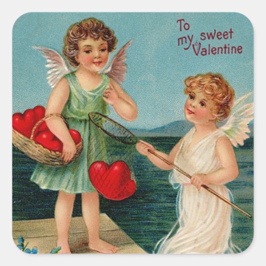 Sticker Carré Sweet Valentine (Devant)