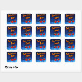 Sticker Carré Swim Coaches Rock! ! (Feuille)