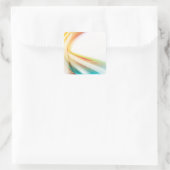 Sticker Carré Swirl Abstrait 2 (Sac)