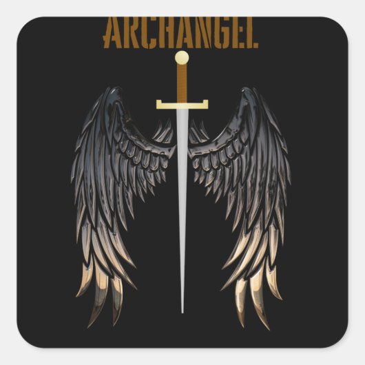 STICKER CARRÉ SWORD D'ARCHANGEL (Devant)
