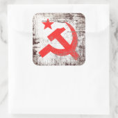 Sticker Carré Symbole communiste (Sac)