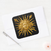 Sticker Carré Symbole de Louis XIV le Roi Soleil (Enveloppe)