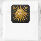 Sticker Carré Symbole de Louis XIV le Roi Soleil (Sac)