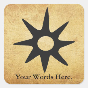 Sticker Carré Symbole de NSOROMMA   de tutelle