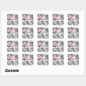 Sticker Carré Symbole de paix (Feuille)