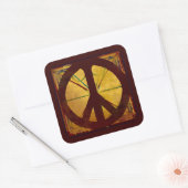 Sticker Carré Symbole de paix Renaissance Da Vinci (Enveloppe)