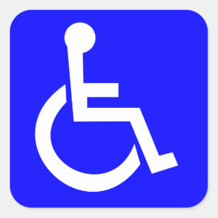 Sticker transport d'handicapé 