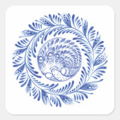 Sticker Carré Symbole populaire ukrainien (Devant)