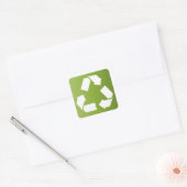 STICKER CARRÉ SYMBOLE RECYCLE (Enveloppe)
