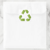 STICKER CARRÉ SYMBOLE RECYCLE (Sac)