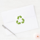STICKER CARRÉ SYMBOLE RECYCLE (Enveloppe)