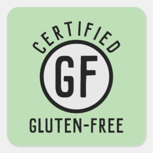 Sticker Carré Symbole sans gluten certifié