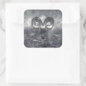 Sticker Carré SYMBOLE Zodiaque Aries Style industriel (Sac)
