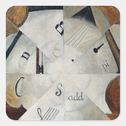 Sticker Carré Symphonie, 1915 (Devant)