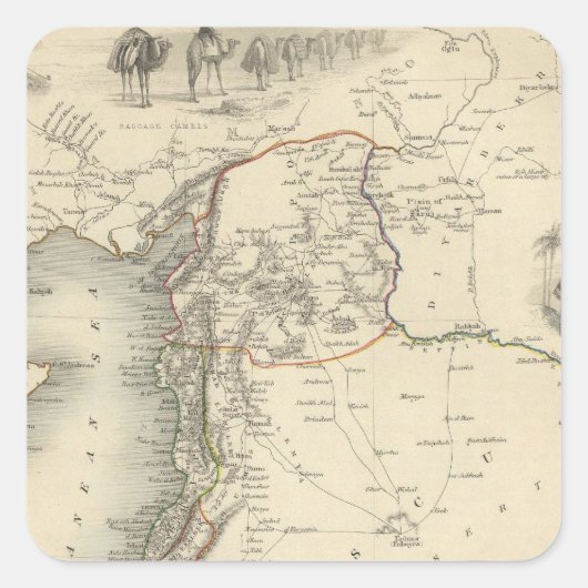 Sticker Carré Syrie (Devant)