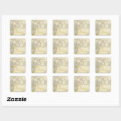 Sticker Carré Syrie 2 (Feuille)