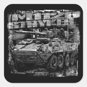 Sticker Carré Système d'arme mobile M1128 Stryker
