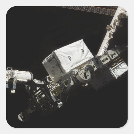 Sticker Carré Système de manipulateur à distance bras robotique (Devant)