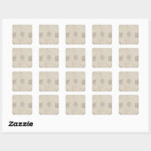 Sticker Carré Système solaire Planètes (Feuille)