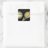 Sticker Carré Système solaire ~ Vue longue (Sac)