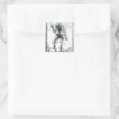 Sticker Carré Système vasculaire du corps (Sac)