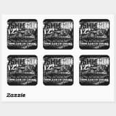 Sticker Carré T22 à 75mm (Feuille)