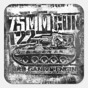 Sticker Carré T22 à 75mm
