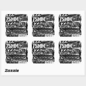 Sticker Carré T22 à 75mm (Feuille)