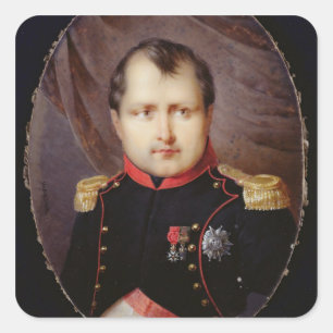 Sticker Carré T34002 Portrait Miniature de Napoléon I (1769-1821
