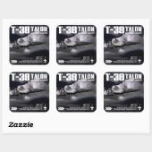 Sticker Carré T-38 Talon (Feuille)