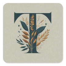 T Monogramme botanique