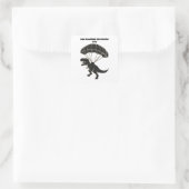 Sticker Carré T-rex (Sac)