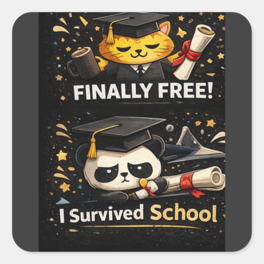 Sticker Carré T-Shirt (Devant)