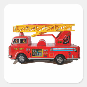 STICKER CARRÉ T-SHIRT DE CAMION POUR ENFANTS