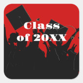 Sticker Carré T-shirts et cadeaux (Devant)