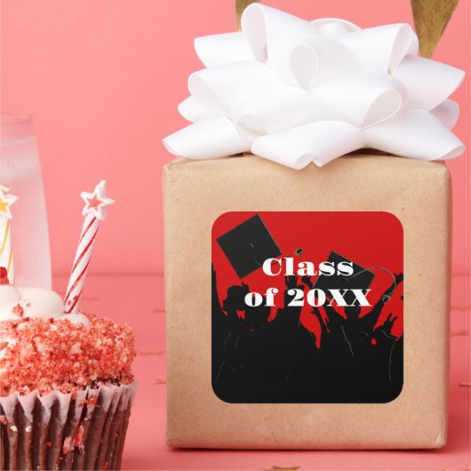 Sticker Carré T-shirts et cadeaux (Fête)