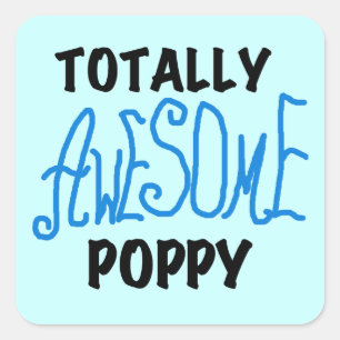 Sticker Carré T-shirts et GIfts Poppy absolument géniaux