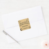 Sticker Carré Table de discussion (Enveloppe)