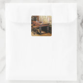 Sticker Carré Table et chaises Bromley-by-Bow (Sac)