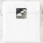 Sticker Carré Tables et chaises blanches (Sac)