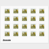 Sticker Carré Tablier (Feuille)