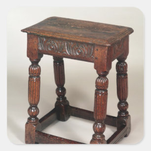 Sticker Carré Tabouret