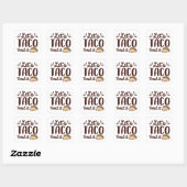 Sticker Carré Taco ‘Bout It (Feuille)
