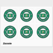 Sticker Carré Tacoma Washington (Feuille)