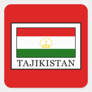 Sticker Carré Tadjikistan