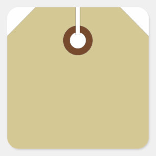 Sticker Carré Tag Manila